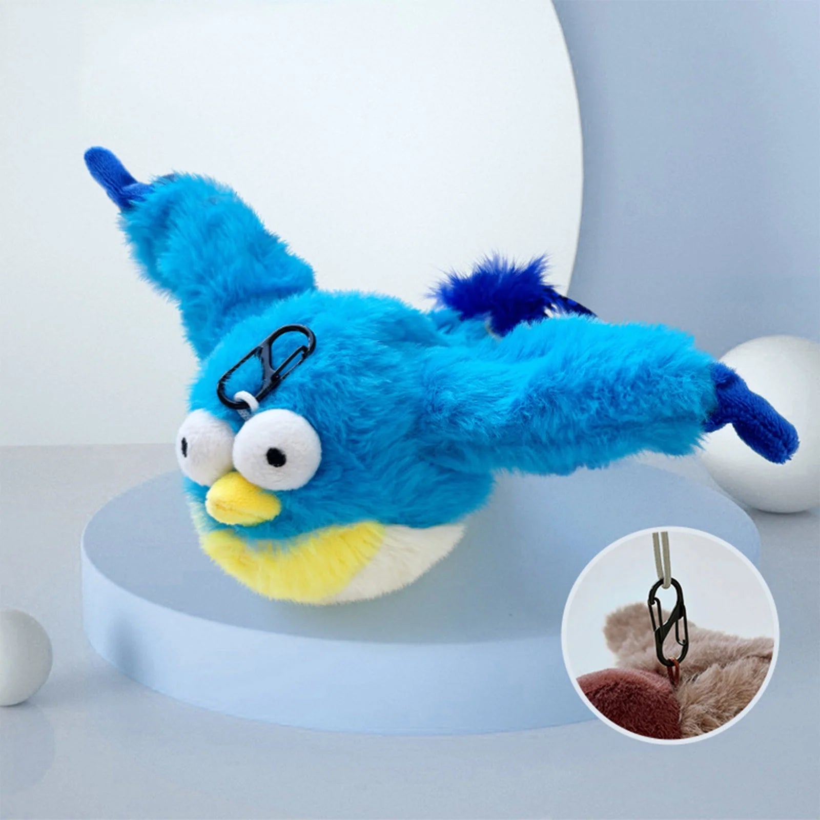 Flappy Fella Interactive Toy - Flying Bird Toy, Chargeable Flapping & Chirping Bird Cat Toys for Indoor Cats