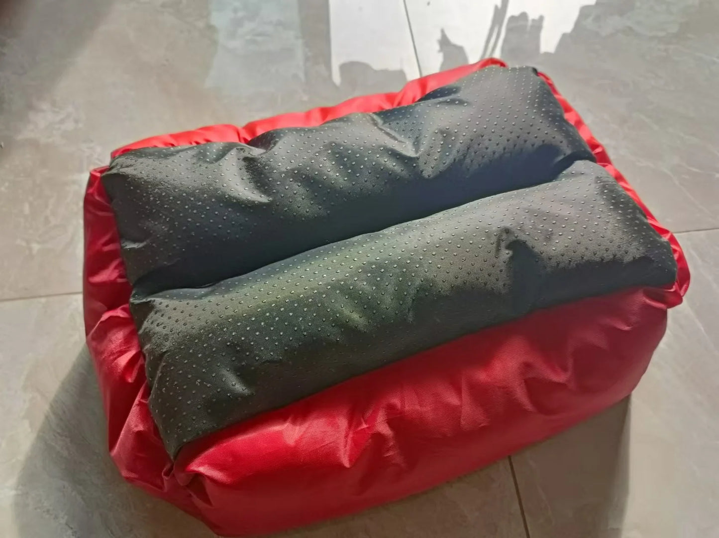 Cute Paw-Print Dog Bed, Warm Sleeping Bag for Large, Medium, and Small Cats and Dogs, Pet Mattress