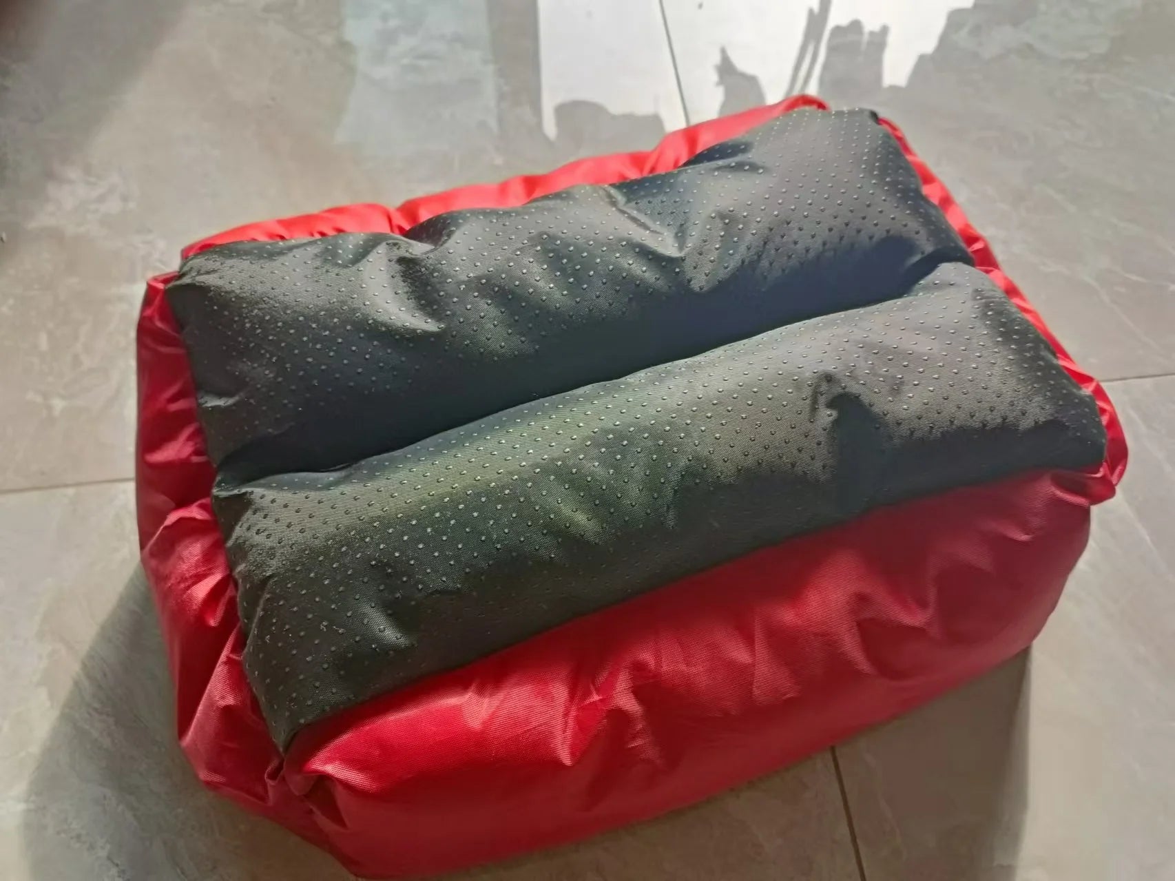 Cute Paw-Print Dog Bed, Warm Sleeping Bag for Large, Medium, and Small Cats and Dogs, Pet Mattress