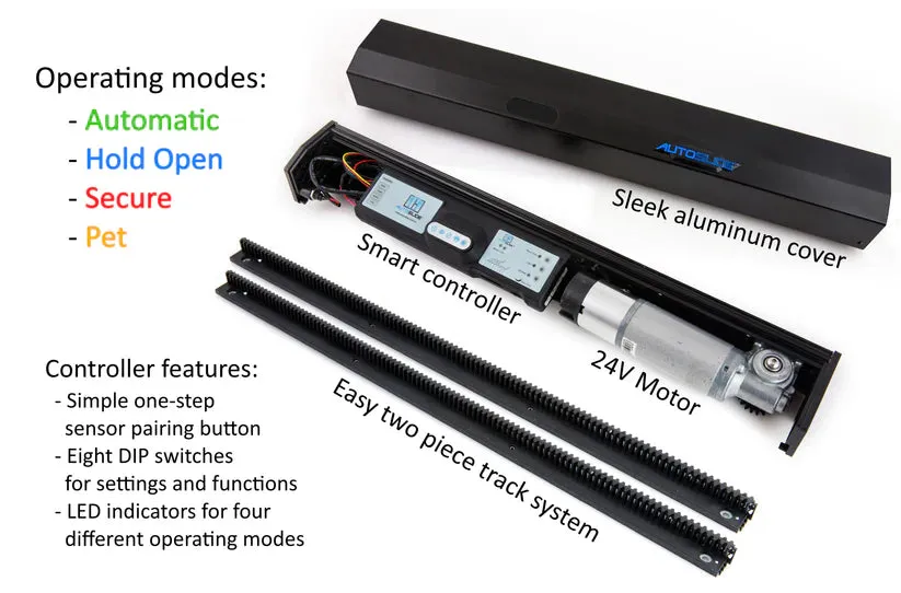 Autoslide Smart Tag Pet Door Kit